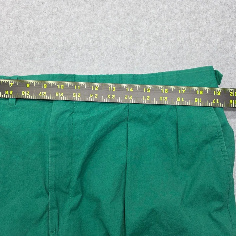 Polo Ralph Lauren Green Pleated Chino Pants Women's Size 16 100% Cotton - Picture 9 of 14